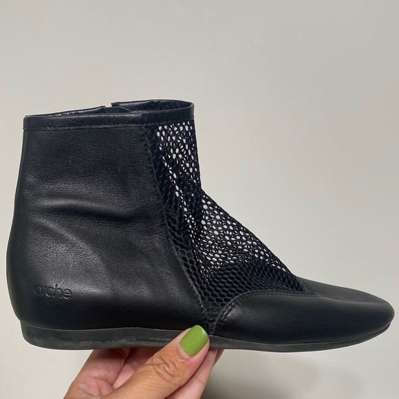 Arche Lameto Ankle Mesh and Leather Booties Made in France - Picture 1 of 17